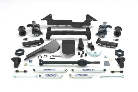 Fabtech 03-05 Hummer H2 Suv/Sut 4WD w/Rr Air Bags 6in Perf Sys w/Perf Shks (Bundled Kit)