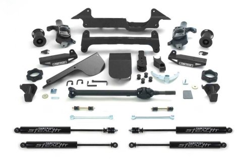 Fabtech 03-05 Hummer H2 Suv/Sut 4WD w/Rr Air Bags 6in Perf Sys w/Stealth (Bundled Kit)