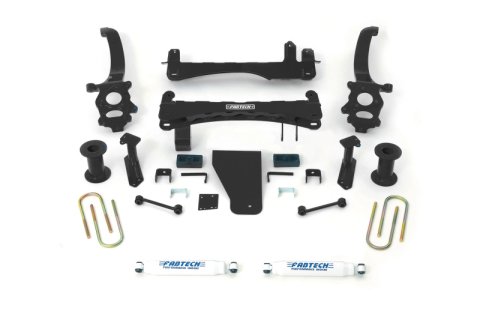 Fabtech 14-17 Nissan Titan 4WD 6in Basic Sys w/Perf Shks (1x fabFTS25021, 1x fabFTS25022, 2x fabFTS7333)
