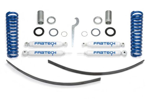 Fabtech 95.5-04 Toyota Tacoma Prnnr 6 Lug Mdls 2/4WD 0-3.5in Basic Adj C/O Sys w/Perf Rr Shks (1x fabFTS205, 1x fabFTS2300K, 2x fabFTS7231)