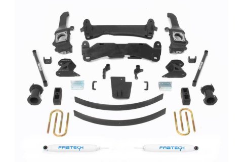 Fabtech 05-14 Toyota Tacoma 4WD/ 2WD 6 Lug Models Only 6in Basic Sys w/Perf Shks (Bundled Kit)