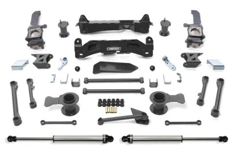 Fabtech 10-13 Toyota FJ 4WD 6in Basic Sys w/Rr Dlss Shks (1x fabFTS26010BK, 1x fabFTS26018BK, 1x fabFTS26032, 1x fabFTS26033, 2x fabFTS810542)