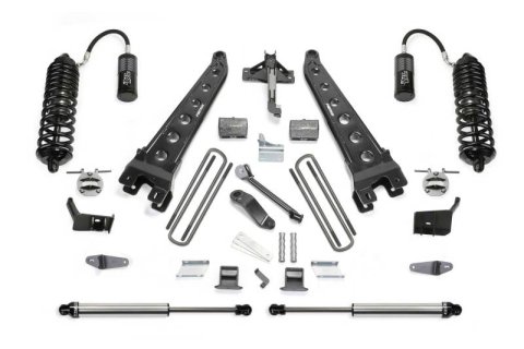 Fabtech 11-16 Ford F250/F350 4WD 4in Rad Arm Sys w/4.0 & 2.25 (1x fabFTS22209, 2x fabFTS810052, 1x fabFTS835252D, 1x fabFTS835252P, 1x fabFTS22310)