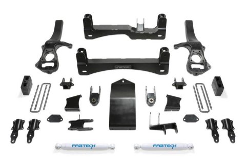Fabtech 19-21 GM K1500 P/U 6in Basic Sys w/Perf Shks (1x fabFTS21250, 1x fabFTS21251, 1x fabFTS21252, 2x fabFTS7240)