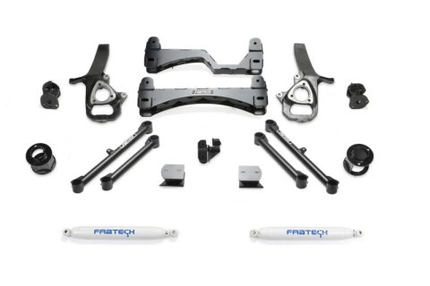Fabtech 19-21 Ram 1500 2WD 6in Basic Sys w/Perf Shks (1x fabFTS23038, 2x fabFTS7348, 1x fabFTS23230, 1x fabFTS23231)