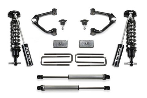 Fabtech 19-20 GM K1500 P/U w/Trail Boss/At4 Pkg Diesel 1.5in Budget Sys w/Dl 2.5 Resi & 2.25 (1x fabFTS21268, 2x fabFTS811452, 1x fabFTS21287)