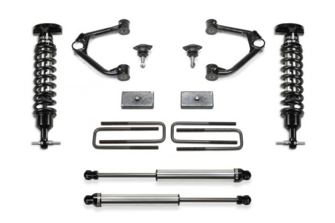 Fabtech 19-21 GM C/K1500 P/U Diesel 3in Budget Sys w/Dl 2.5 & 2.25 (1x fabFTS21268, 2x fabFTS811452, 1x fabFTS21286)