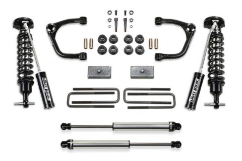 Fabtech 19-21 GM C/K1500 P/U Diesel 3in Uniball UCA Sys w/Dl 2.5 Resi & 2.25 (2x fabFTS811452, 1x fabFTS21269, 1x fabFTS21287)