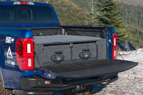 ARB 19-20 Ford Ranger Supercrew Double Cargo Drawer Kit (1x arbRD1355, 1x arbRDRF1355, 1x arbMA19FKEK)