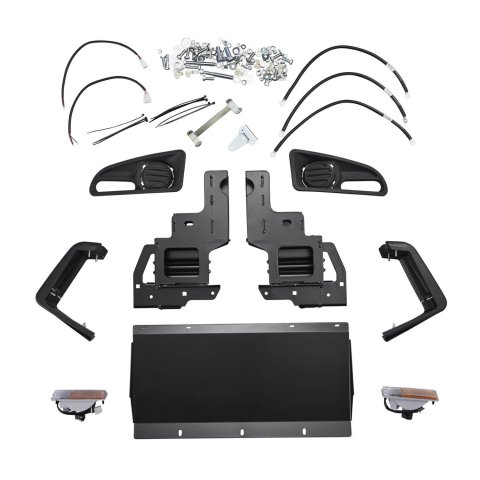 ARB Deluxe Bumpers for 2003-2007 LAND CRUISER - 3413190B Bumpers, Bumpers, Front, Steel, Black Powdercoated, Toyota, Sold as a Kit