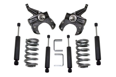 MaxTrac 73-87 Chevrolet C10 2WD 5in/5in Lowering Coil Kit (1.25in Rotor) (Bundled Kit)