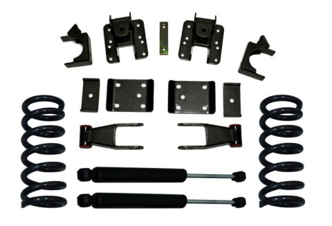 MaxTrac 14-18 GM C/K1500 2WD/4WD Single Cab 2in/4in Lowering Coil Kit (1x mxt201340, 1x mxt251520-6)
