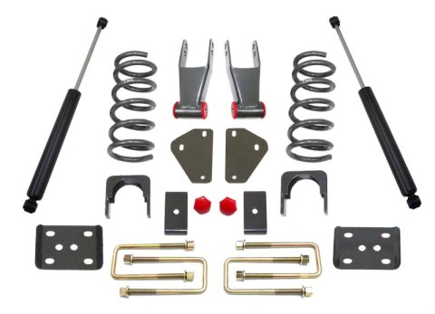 MaxTrac 02-08 Dodge RAM 1500 2WD V6 2in/5in Lowering Coil Kit (1x mxt202150, 1x mxt252120-6)
