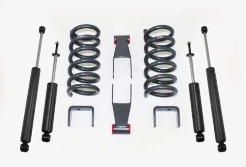 MaxTrac 98-09 Ford Ranger 2WD 4 Cyl (Non StabiliTrak) 2in/3in Lowering Coil Kit (2x mxt1300SL-1, 2x mxt2200LL-9, 1x mxt253020-4, 1x mxt303030)