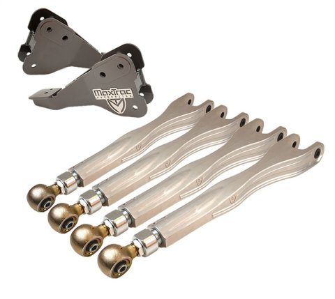 MaxTrac 17-19 Ford F-250/350 4WD Dually 0-6in Adaptive 4-Link Arm Kit (1x mxt943300-3, 1x mxt943300-4)