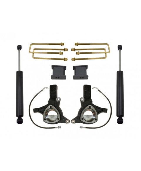 MaxTrac 07-16 GM C1500 2WD w/Cast Steel Susp. 4.5in/2in MaxPro Spindle Lift Kit w/MaxTrac Shocks (1x mxt701345, 1x mxt901330)
