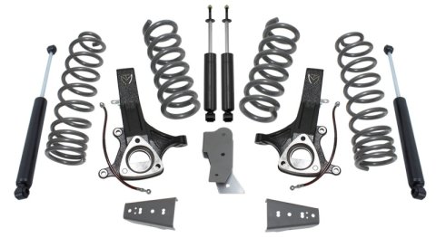 MaxTrac 09-18 RAM 1500 2WD 5.7L V8 Hemi 7in/4.5in MaxPro Spindle Lift Kit w/MaxTrac Shocks (1x mxt702145, 1x mxt872171, 1x mxt902445)