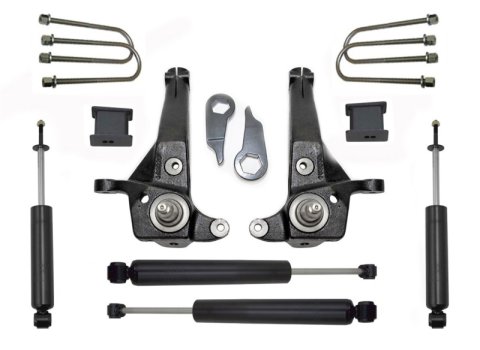 MaxTrac 01-09 Ford Ranger 2WD w/Torsion Bar Susp. (Non Stabilitrak) 5in/3in Spindle Lift Kit (Bundled Kit)