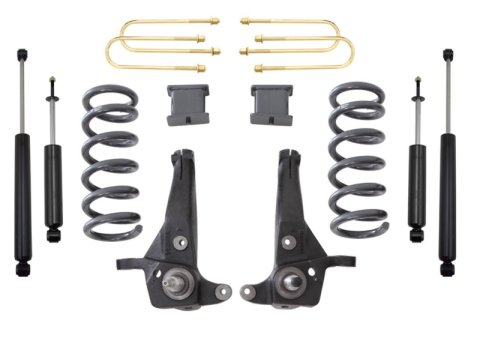 MaxTrac 01-09 Ford Ranger 2WD 4 Cyl w/Coil Susp. (Non Stabilitrak) 6in/3in Spindle Lift Kit (Bundled Kit)