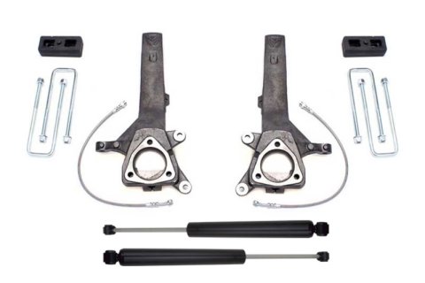 MaxTrac 04-18 Nissan Titan 2WD 4in/2in MaxPro Spindle Lift Kit w/MaxTrac Shocks (1x mxt705340, 1x mxt905320)