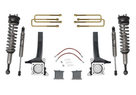 MaxTrac 07- 18 Toyota Tundra 2WD 6in/4in MaxPro Elite Spindle Lift Kit w/FOX Shocks (1x mxt706735, 1x mxt876725F, 1x mxt906740F)