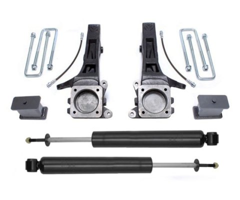 MaxTrac 05-18 Toyota Tacoma 2WD 6 Lug 4in/2in MaxPro Spindle Lift Kit w/MaxTrac Shocks (1x mxt706840, 1x mxt906820)
