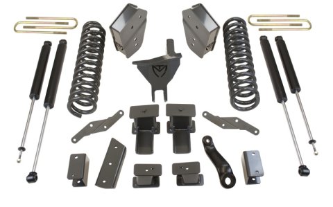 MaxTrac 17-19 Ford F-250/350 4WD 6in/2in MaxPro Coil Lift Kit w/Radius Arm Brkts & MaxTrac Shocks (Bundled Kit)