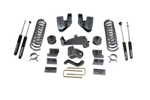 MaxTrac 14-18 RAM 2500 4WD 6in/3in MaxPro Coil Lift Kit w/Radius Arm Brkts & MaxTrac Shocks (Bundled Kit)