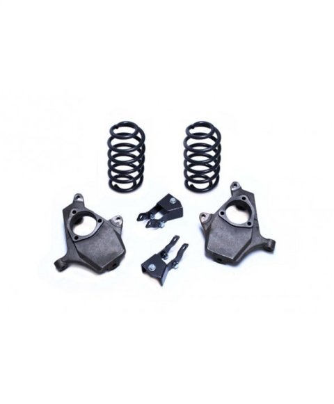 MaxTrac 07-14 GM C/K1500 SUV 2WD/4WD 2in/3in Lowering Spindle Kit (1x mxt101320, 1x mxt201230)