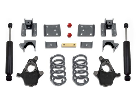 MaxTrac 14-16 GM C/K1500 2WD/4WD Extended/Crew Cab w/Cast Steel Susp. 4in/6in Lowering Kit (1x mxt101320, 1x mxt201360, 1x mxt251520-8)