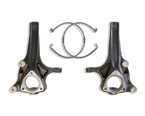 MaxTrac 2019+ RAM 1500 2WD (Non Classic 5 Lug Model) 4in/1in Spindle Lift Kit w/MaxTrac Shocks (1x mxt702740, 1x mxt902715)