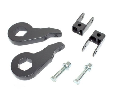 Maxtrac 00-06 GM SUV 2WD 5in. Lowering Kit- Grey (1x mxt700930, 1x mxt880513, 1x mxt901030)