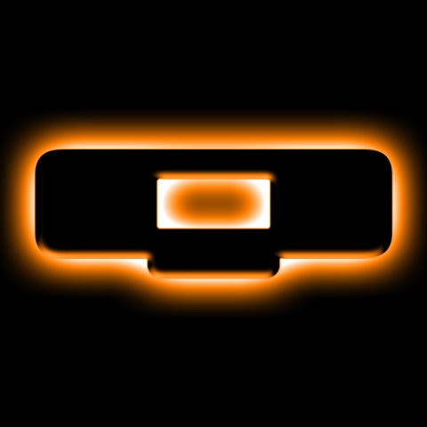 ORACLE Lighting Universal Illuminated LED Letter Badges - Matte Blk Surface Finish - Q