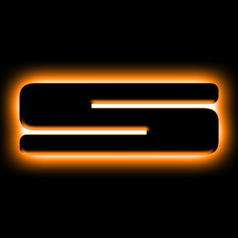 ORACLE Lighting Universal Illuminated LED Letter Badges - Matte Blk Surface Finish - S