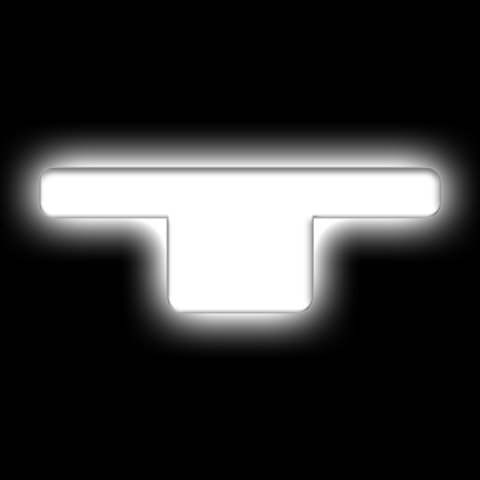 ORACLE Lighting Universal Illuminated LED Letter Badges - Matte Wht Surface Finish - T