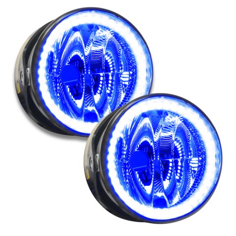 Oracle Lighting 03-04 Lincoln Navigator Pre-Assembled LED Halo Fog Lights -Blue