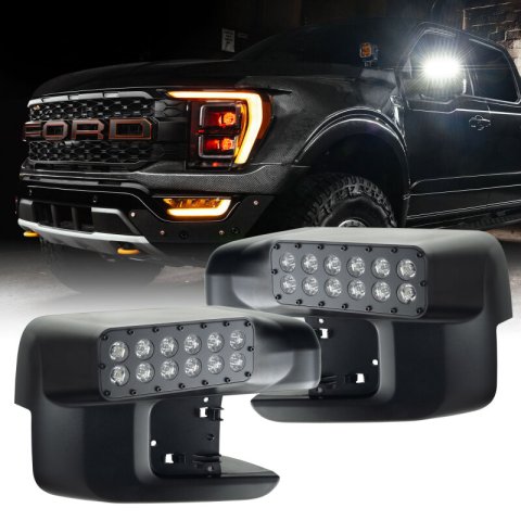 Oracle 21-25 Ford F150 LED Off-Road Side Mirror Ditch Lights - White LED