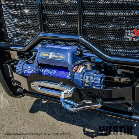 Westin Chevrolet Silverado 2500/3500 20-21 HDX Winch Mount Grille Guard (1x wes46-23995, 1x wes57-93995A)