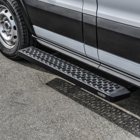 Westin 15-22 Ford Transit Van 150/250/350 Grate Steps Running Boards - Tex. Blk (1x wes27-81005, 1x wes27-2295)