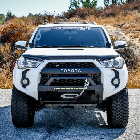 Westin 14-20 Toyota 4Runner Pro-Series Front Bumper w/Angular Bull Bar - Textured Black (1x wes58-411155, 1x wes58-411155AB)