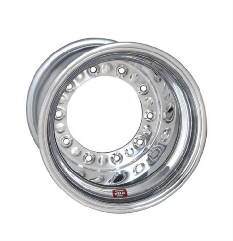 Weld Racing Wide 5 HS Polished Wheels 15x10 Wheel, HS, Polished, Aluminum, 15 in. x 10 in., x 10.25 in. Bolt Circle, 5.00 in. Backspace, Each