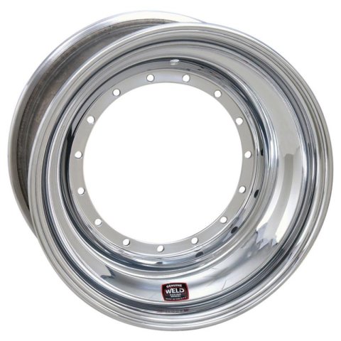 Weld Racing Sprint Direct Mount Rim Shells 860-50803-6 Wheels, 15x8'' Pol (5x9.75'') 3'' BS - NBL - 6-Quarter-Turn Cvr