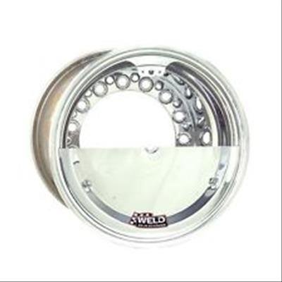Weld Racing Wide 5 XL Non-Bead-Loc Polished Wheels 15x10 Wheel, XL, Non-Bead-Loc, Aluminum, Polished, 15 in. x 10 in., x 10.25 in. Bolt Circle, 3.00 in. Backspace, Each