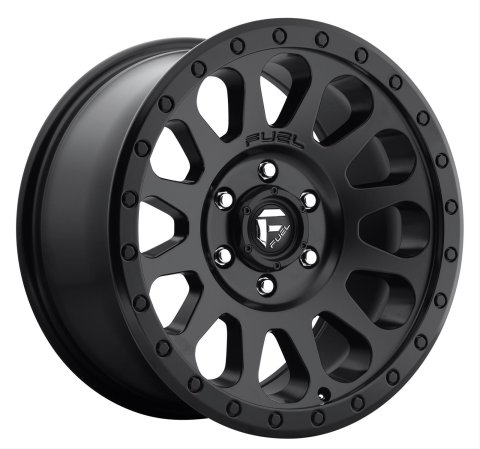 Fuel Off-Road Vector D579 Series Matte Black Wheels 18x9 Wheel, D579, Aluminum, Black, 18 in. x 9.0 in., 5 x 150mm Bolt Circle, 5.750 in. Backspace, Each
