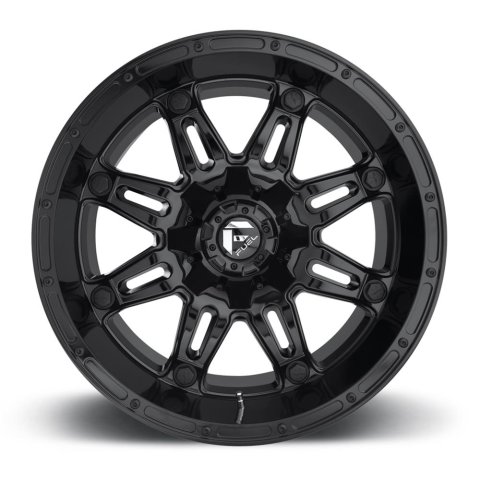 Fuel Off-Road Hostage D625 Series Gloss Black Wheels 20x9 Wheel, Hostage, 20 x 9, Black, 5 x 139.7mm Bolt Pattern, +20mm Offset, 5.790 in. Backspace, Each