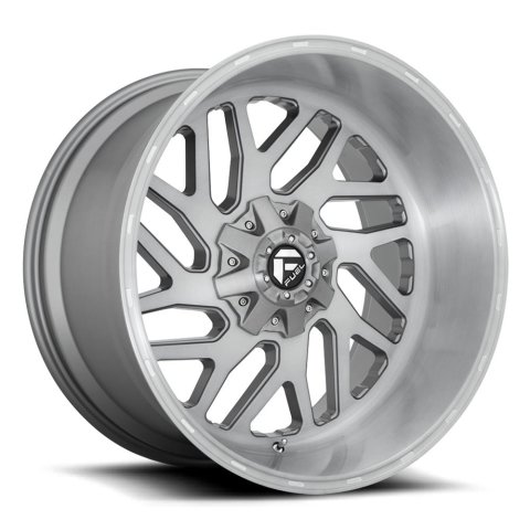 Fuel Off-Road Triton D715 Platinum Wheels 22x10 Wheels, D715, 22 x 10, Aluminum, Platinum, 5 x 114.3mm Bolt Pattern, -18mm Offset, 4.790 in. Backspace, Each