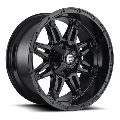 Fuel Off-Road Hostage D625 Series Gloss Black Wheels 17x9 Wheel, Hostage, 17 x 9, Black, 5 x 114.3mm Bolt Pattern, -12mm Offset, 4.530 in. Backspace, Each