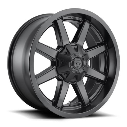 Fuel Off-Road Maverick D436 Matte Black Wheels 20x8.25 Wheel, Maverick, 20 x 8.25, Aluminum, 8 x 165.10mm Bolt Pattern, -215mm Offset, -3.840 in. Backspace, Each