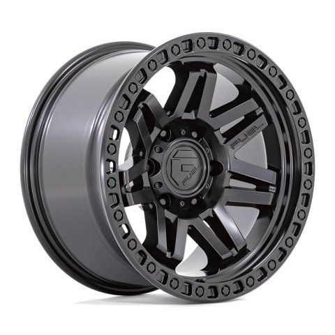 Fuel Off-Road Syndicate D810 Blackout Wheels 17x9 Wheels, D810, Aluminum, Finish, 17 in. x 9 in., 5 x 127mm/5 in. Bolt Circle, 4.53 in. Backspace, Each