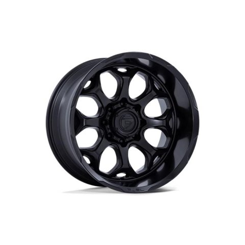 Fuel Off-Road Scepter FC862 Blackout Wheels 22x12 Wheels, FC862, Aluminum, Matte Finish, 22 in. x 12 in., 8 x 140mm Bolt Circle, 4.77 in. Backspace, Each